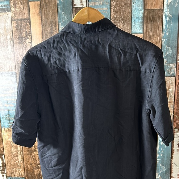 Cubavera small black button down shirt - Picture 11 of 16